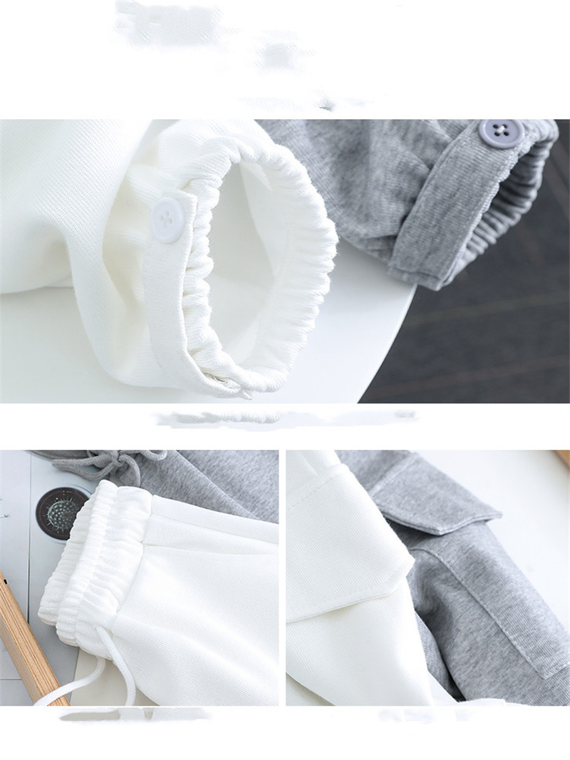 High-waisted Casual Overalls Slimming Nine-point Guard Pants