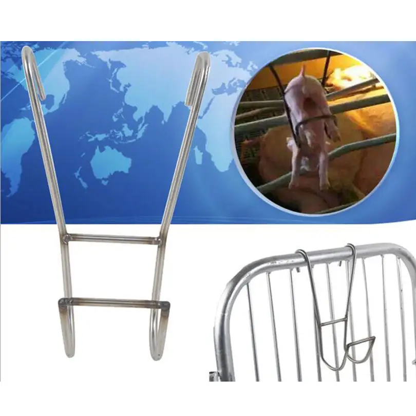 Piglet and sow castration rack Stainless steel piglet castration device