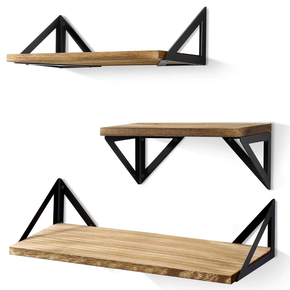 Wall Mounted Floating Shelf Wall Mounted Country Style Wooden