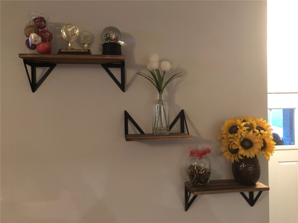 Wall Mounted Floating Shelf Wall Mounted Country Style Wooden, picture 3 of 4