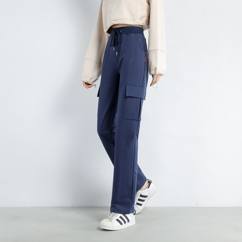 Women's Loose Straight-Leg Sports Casual Pants