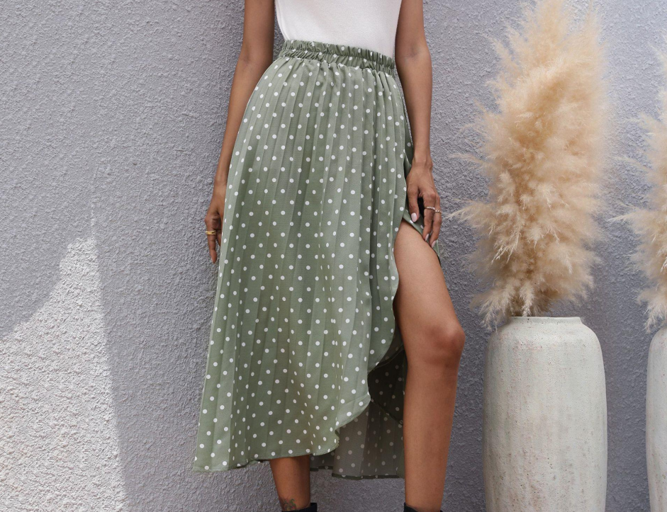 Title 2, Spring Summer Chiffon Long Skirt Women