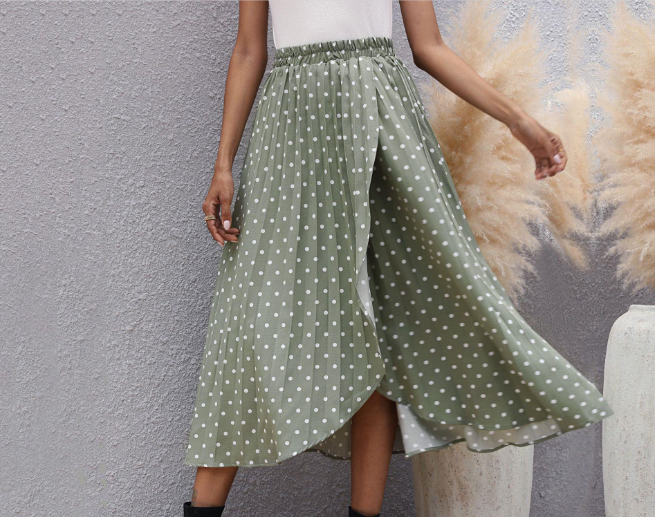 Title 6, Spring Summer Chiffon Long Skirt Women