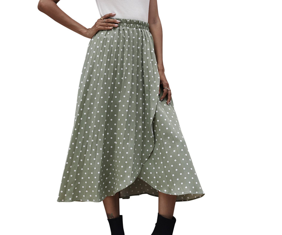 Title 4, Spring Summer Chiffon Long Skirt for Women, a f...