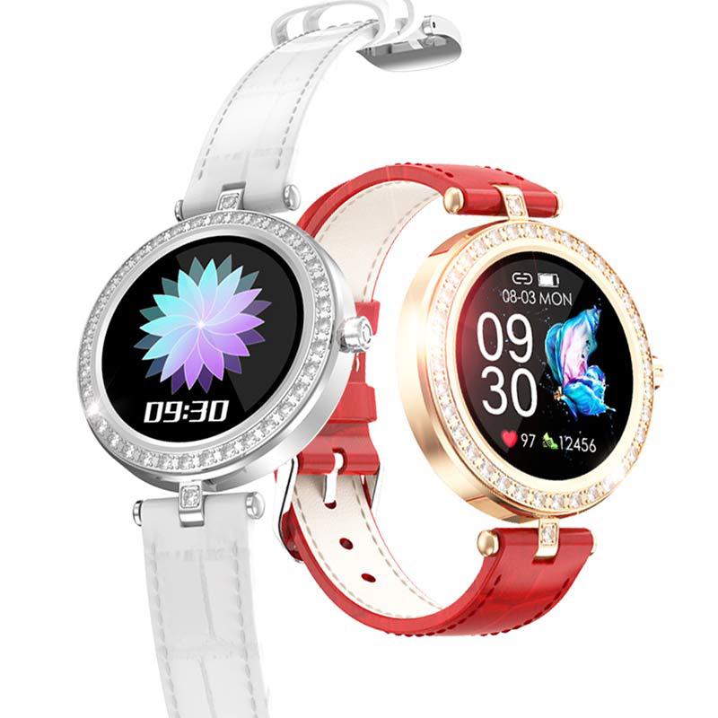 Waterproof Smart Watch, Heart Rate And Blood Pressure Monitoring, Exercise Pedometer And Sleep S28 Female Smart Bracelet