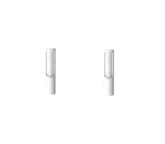 Rotating Cylinder Sticker Roller Electrostatic Brush Hair Removal Artifact Pet Hair Removal Brush Clothes Sticky Brush Hair Remover White 2Pcs - Shop at LoveMi