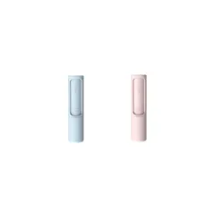 Rotating Cylinder Sticker Roller Electrostatic Brush Hair Removal Artifact Pet Hair Removal Brush Clothes Sticky Brush Hair Remover - Blue And Pink - View 1