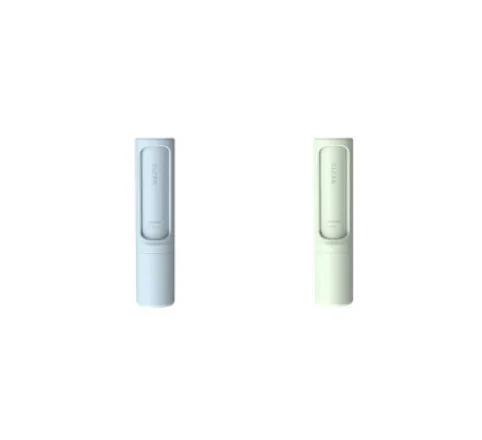 Rotating Cylinder Sticker Roller Electrostatic Brush Hair Removal Artifact Pet Hair Removal Brush Clothes Sticky Brush Hair Remover - Blue And Green