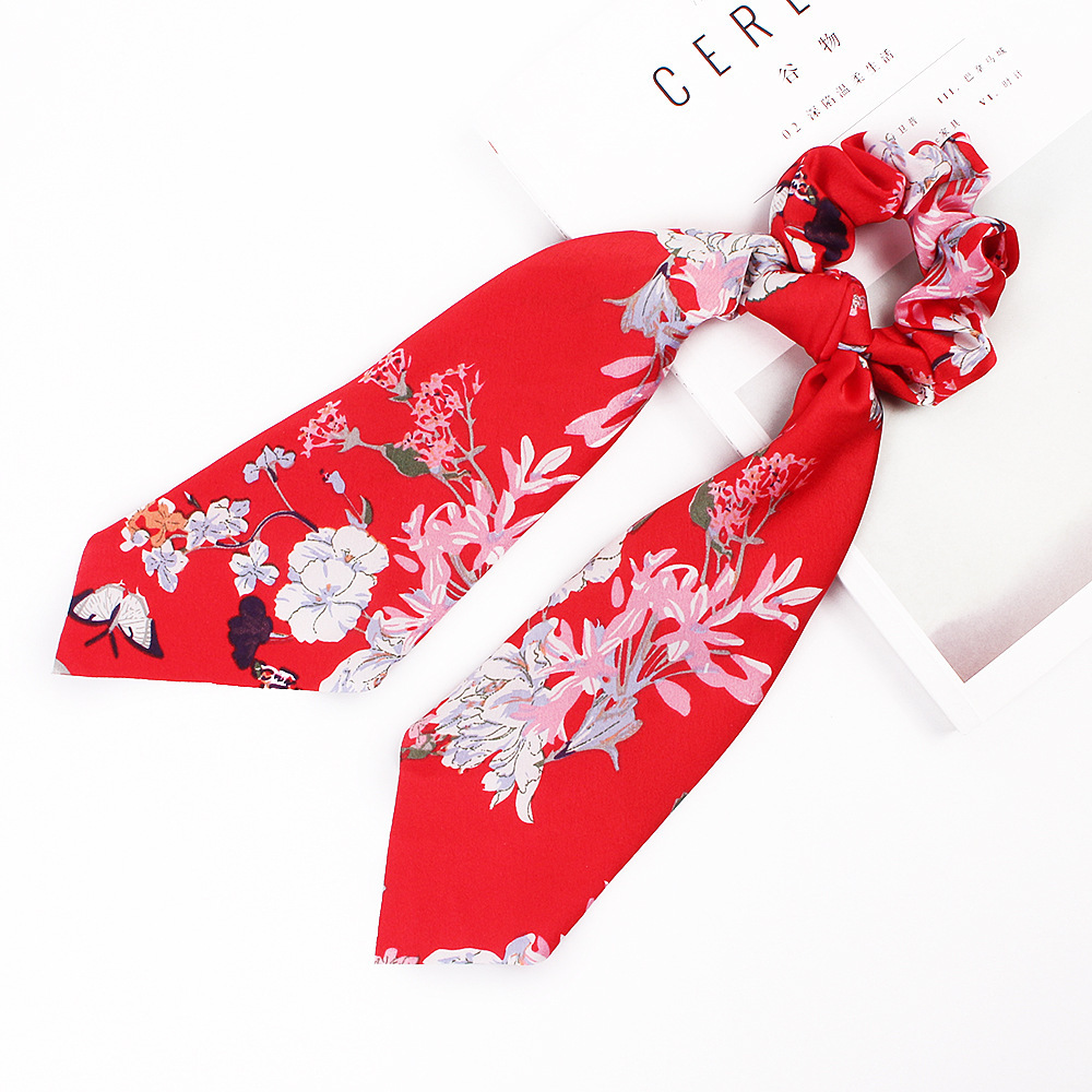 Small flower streamer red