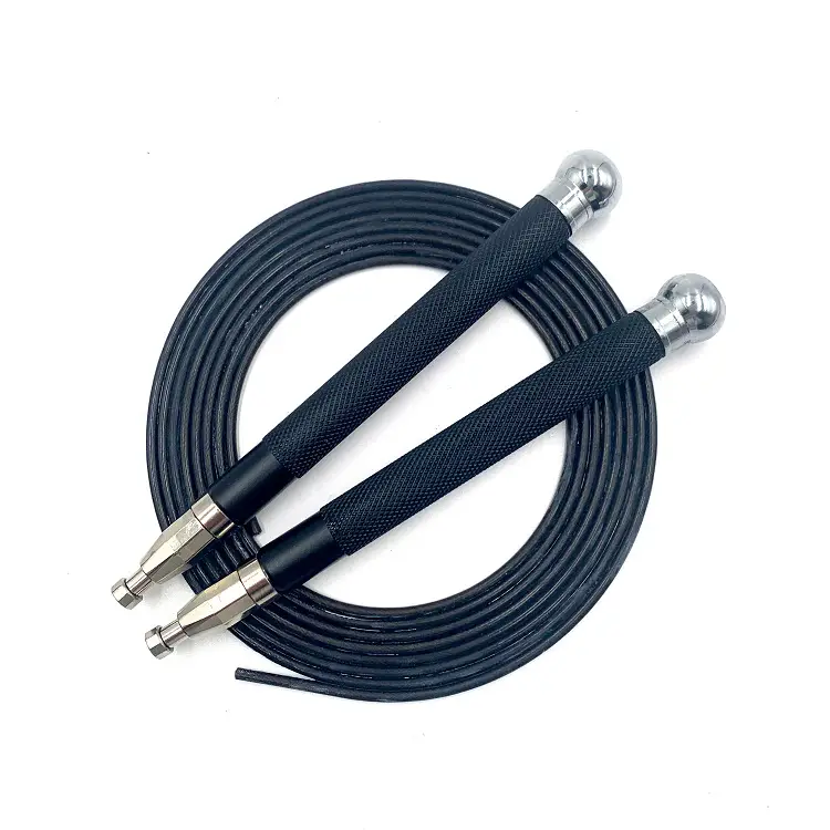 Aluminum Handle Steel Wire Skipping Weight Self-locking Double-bearing Skipping Rope
