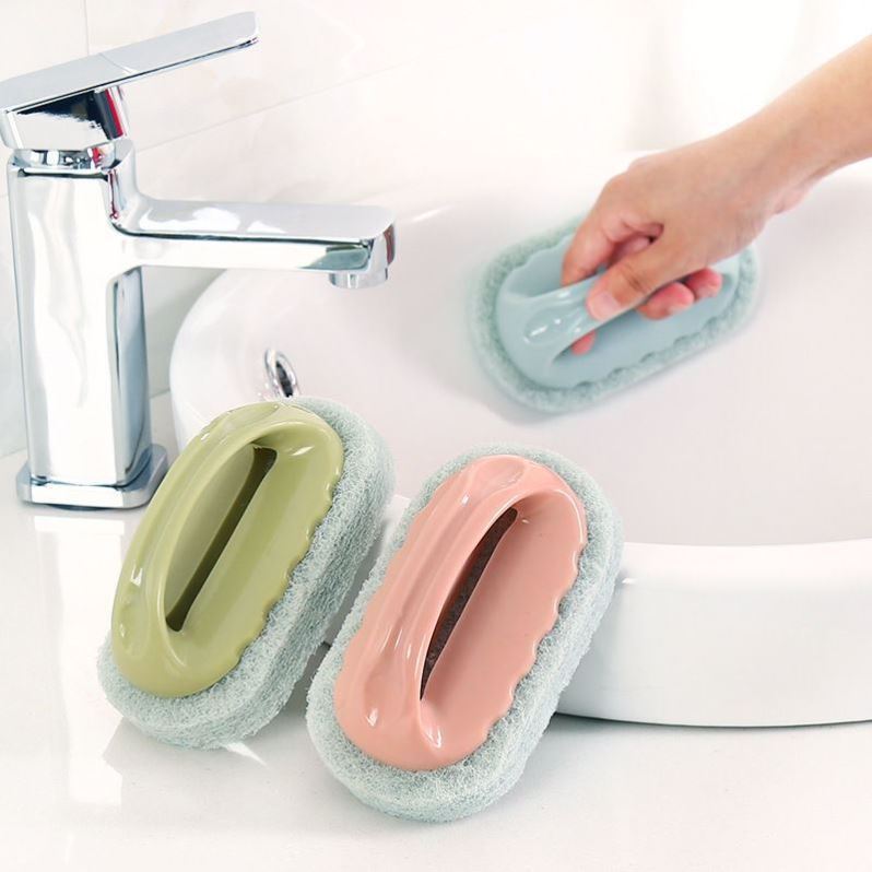 Bring A Small Department Store Dishwashing Sponge To Wipe The Floor Sassafras Washbasin Small Vanity Brush