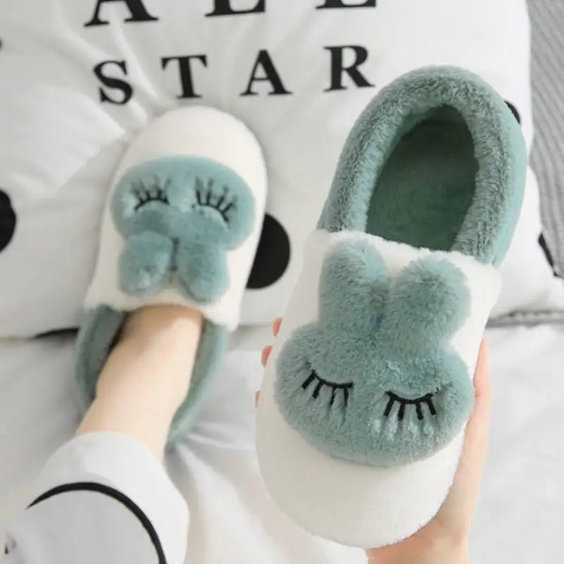 Women Slides Cartoon Home Slippers Rabbit Slip