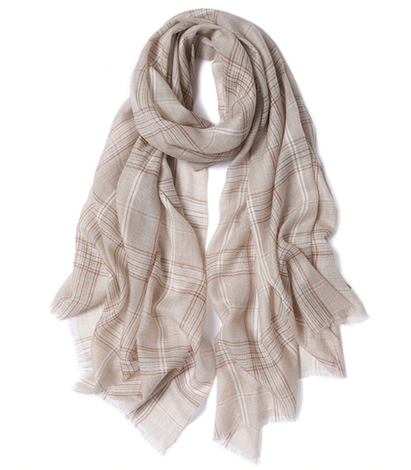 Worsted Thin Cashmere Shawl For Autumn And Winter Warmth