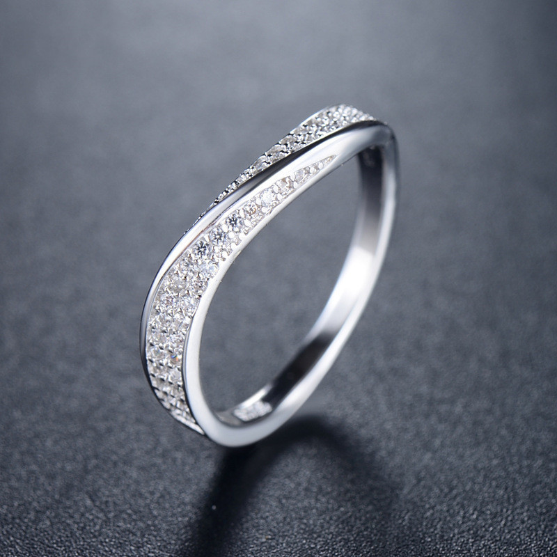 S925 Geometric Elegant Irregular Sterling Silver Ring