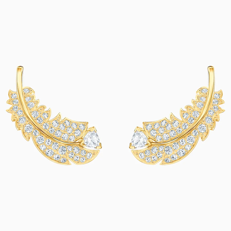 1619673458297 Feather Jewelry Set — Necklace, Bracelet & Earrings