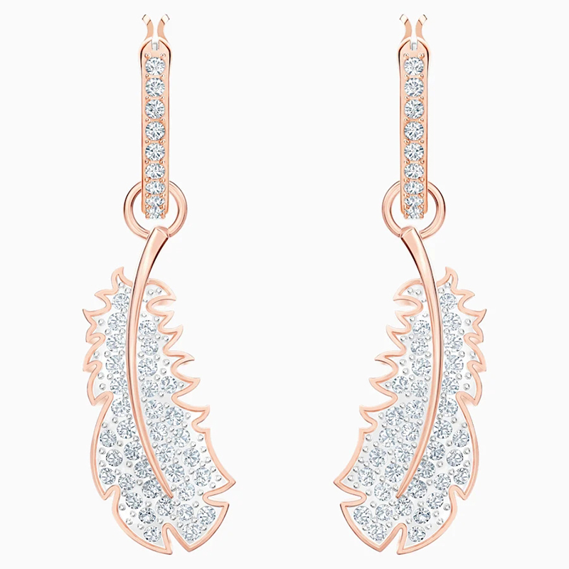 1619673458602 Feather Jewelry Set — Necklace, Bracelet & Earrings