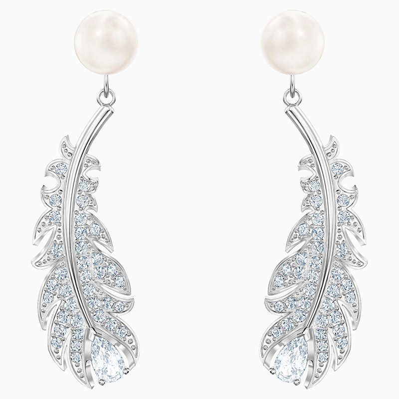 1619673458607 Feather Jewelry Set — Necklace, Bracelet & Earrings