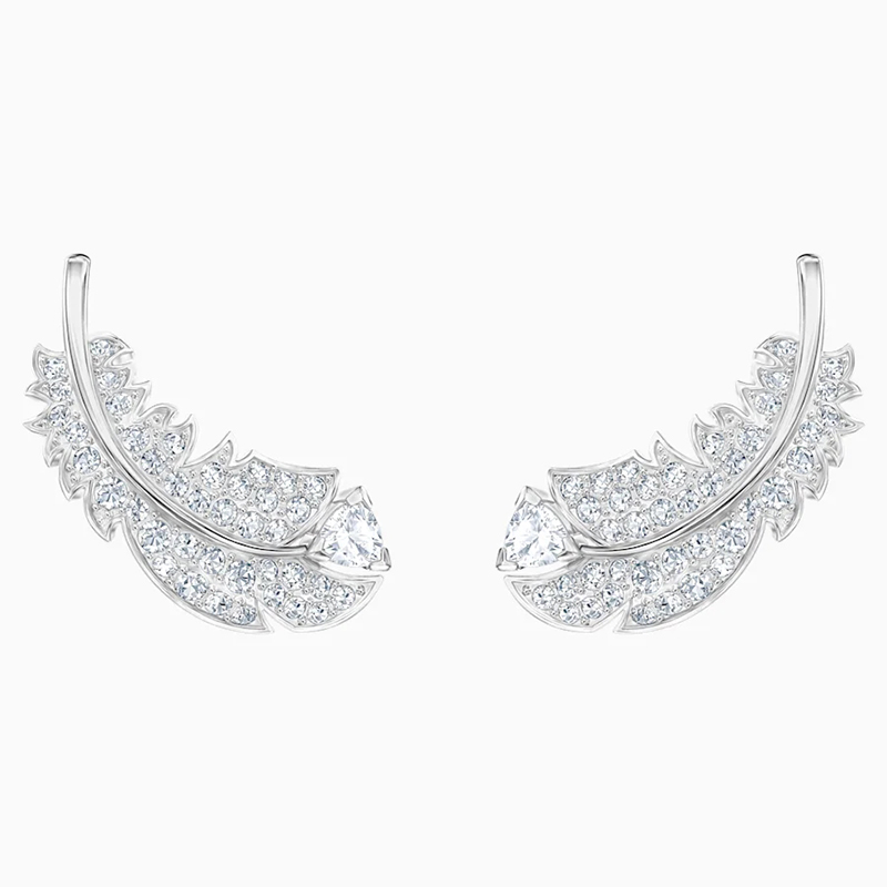 1619673458608 Feather Jewelry Set — Necklace, Bracelet & Earrings