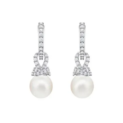 Elegant Temperament, All-Match, A More Elegant And Intellectual Pearl Jewelry With Diamonds