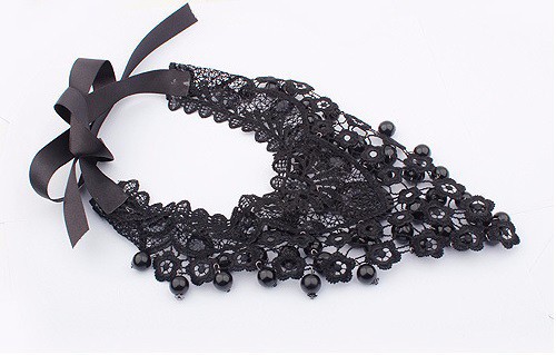 European And American Exaggerated Lace Necklace, Jewelry Big Collar Factory Direct Sales Fake Collar