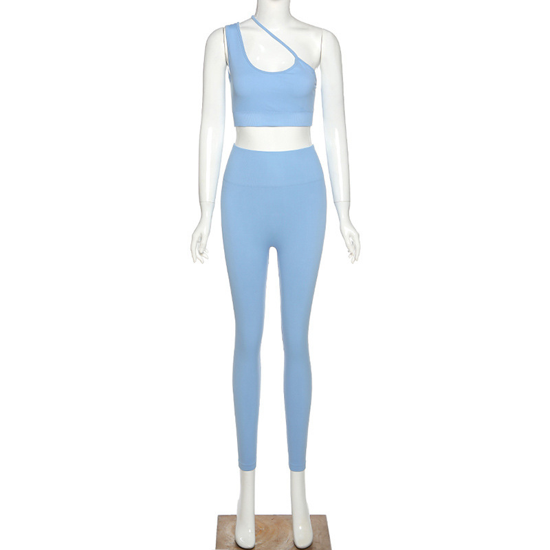 Autumn Yoga Wear Seamless Knitted Fitness Suit
