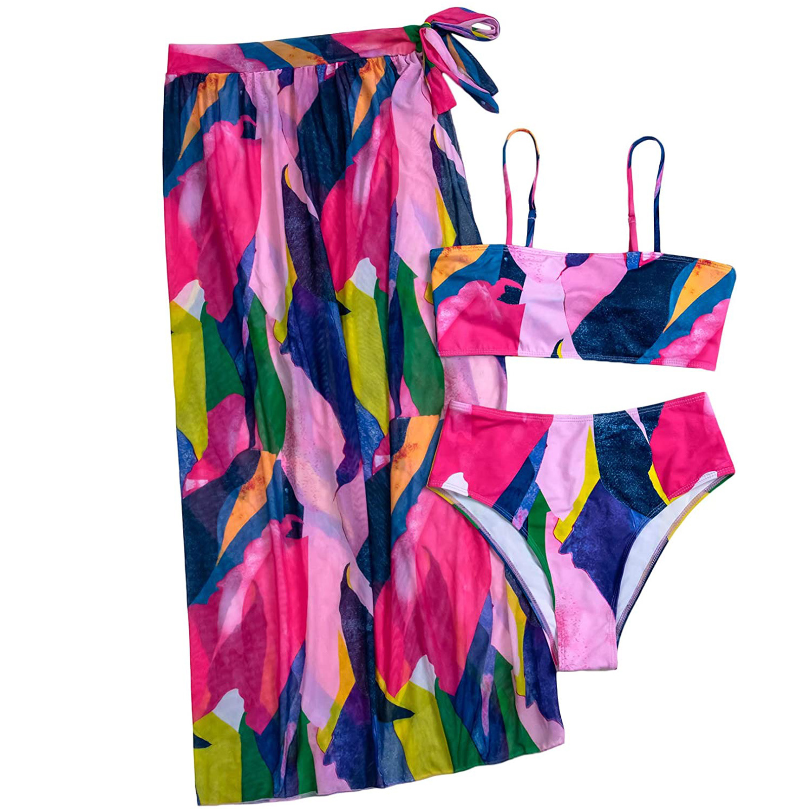 Title 1, Hot Sale Ladies Fashion Beach Swimsuit 3 Piece Set