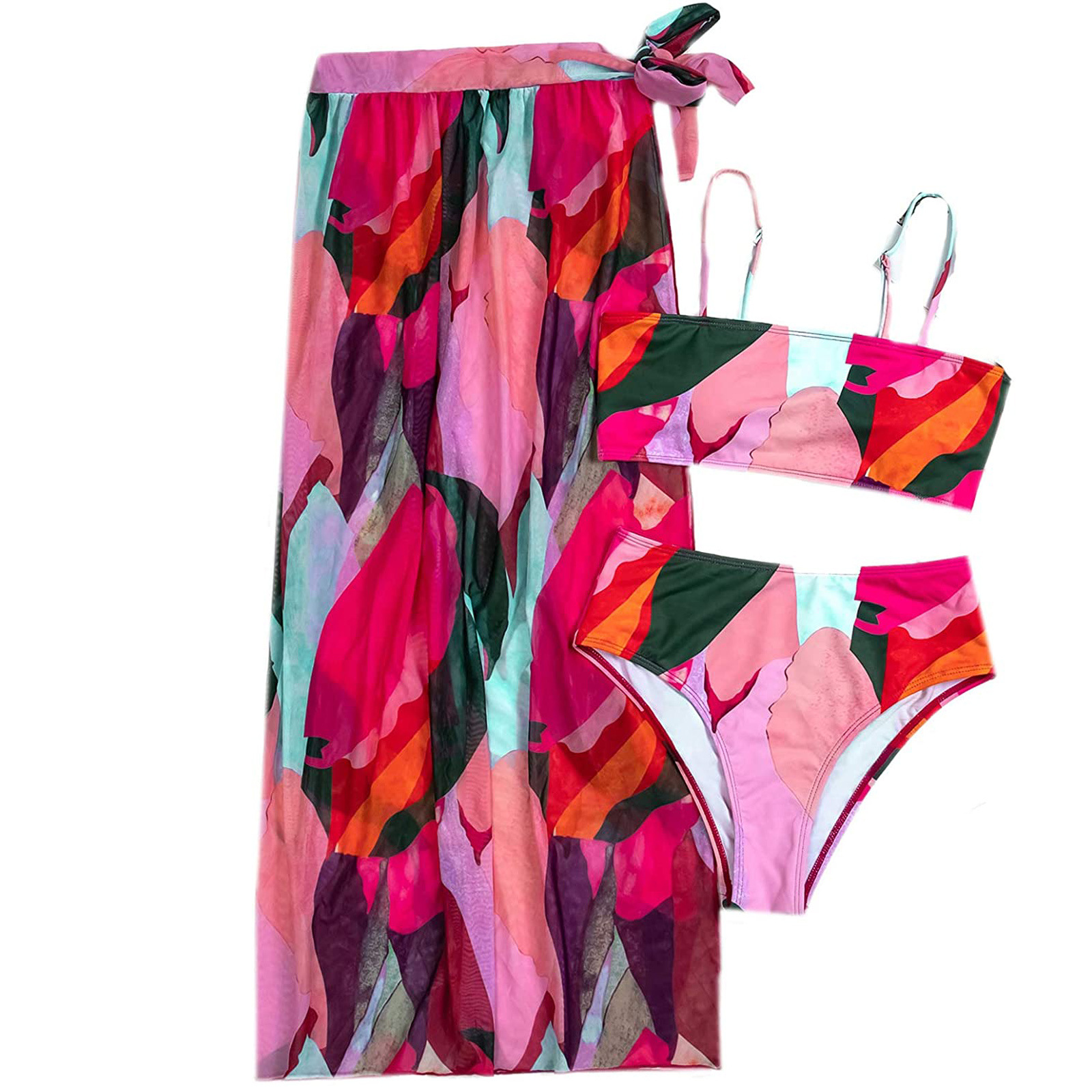 Title 6, Hot Sale Ladies Fashion Beach Swimsuit 3 Piece Set