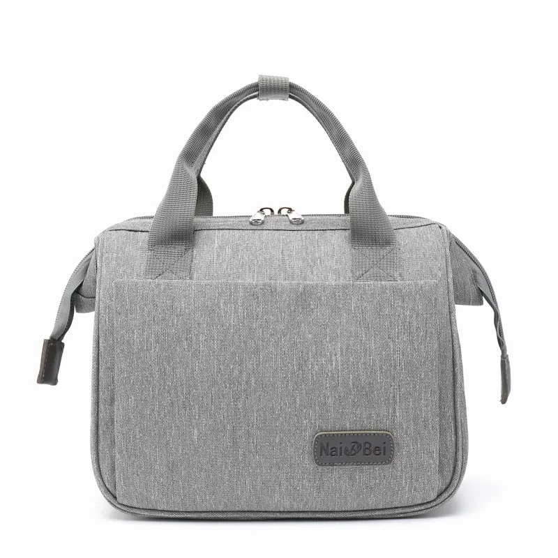Mommy Bag Fashion Shoulder Handbag Shoulder Bag Go Out Light And Trendy Mom Messenger Small Bag - Gray