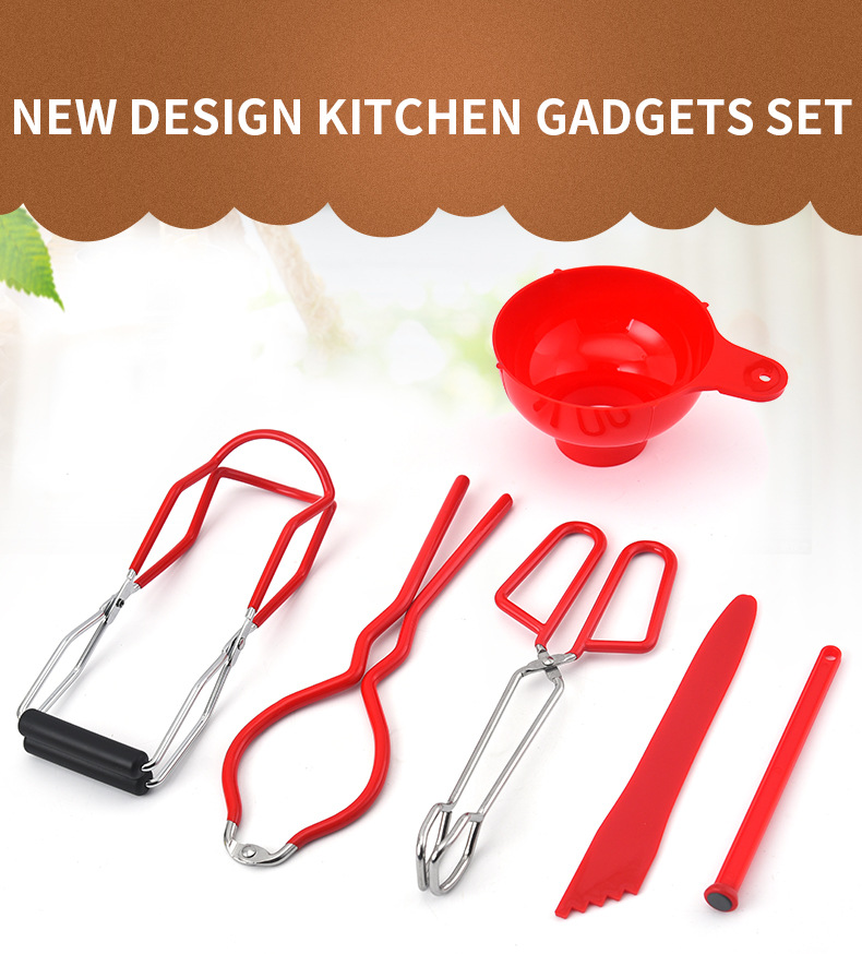 Title 6, Kitchen Tool Set Anti-Scald Canned Tongs