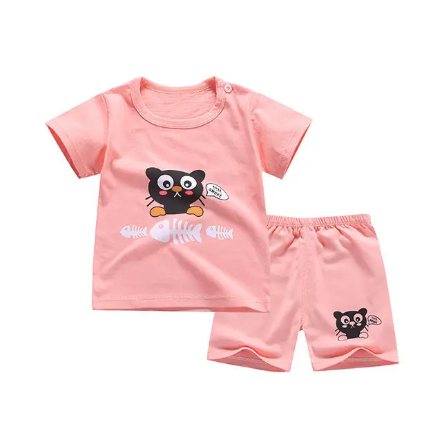 Winter Pants Suit Pullover Cartoon Cotton Korean Boy Summer Cartoon Anime Yellow Pajamas