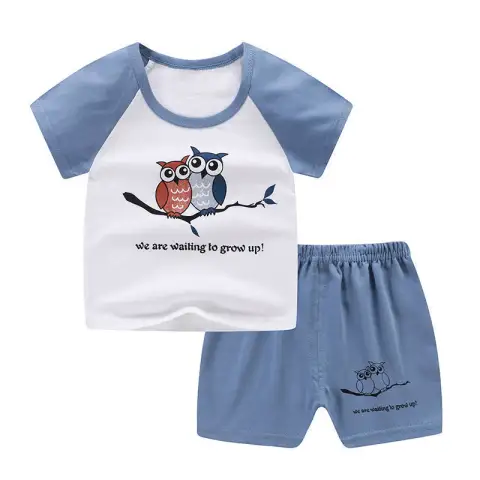 Summer Infant Newborn Baby Boy Clothes Children Clothing Set
