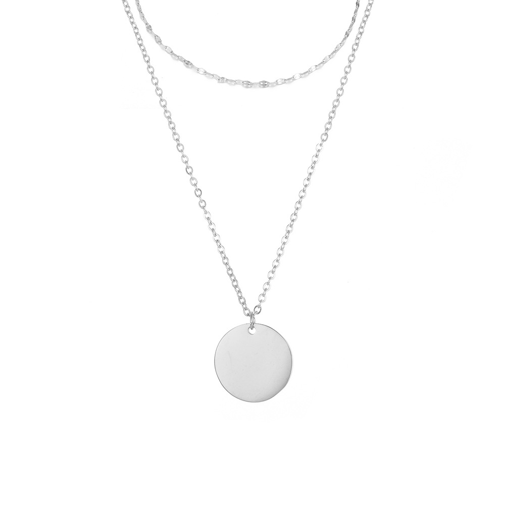 European and American Necklace Geometry Round Necklace