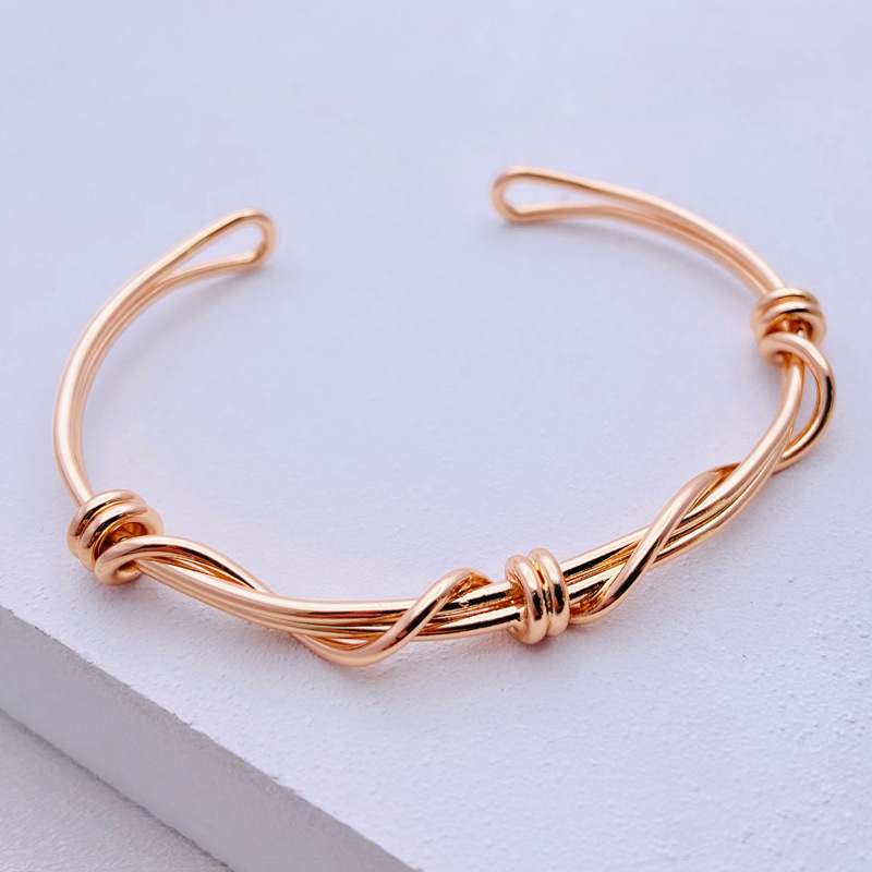 Entwined Knotted Bracelet