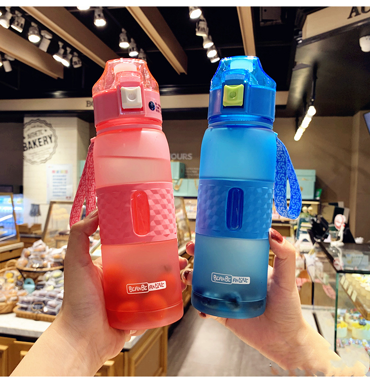 Personalized Fitness Sports Water Cup Male And Female Large Capacity Water Bottle Outdoor Student Filter Portable Plastic Cup