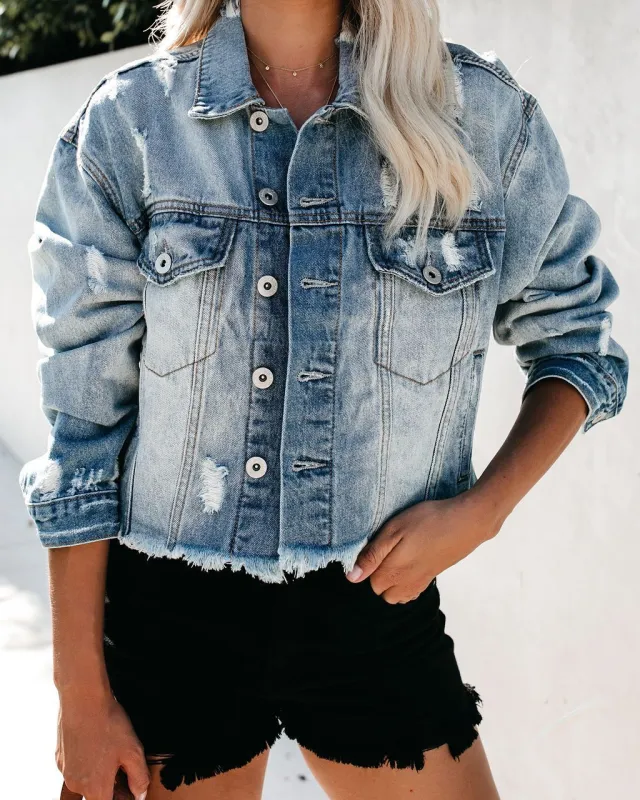 Long Sleeved Short Sleeved Female Slim Fit Motorcycle Cowboy Hole 2Xl - Shop at LoveMi