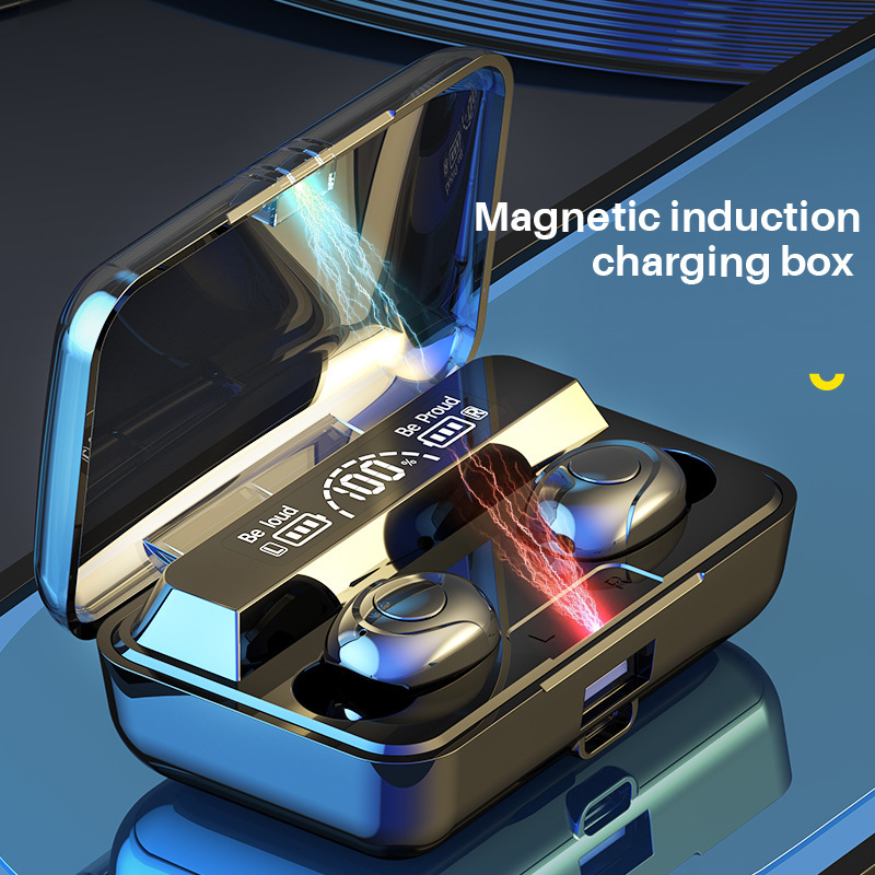 L6 Binaural Digital Display With Power Bank Bluetooth Headset - Image 3