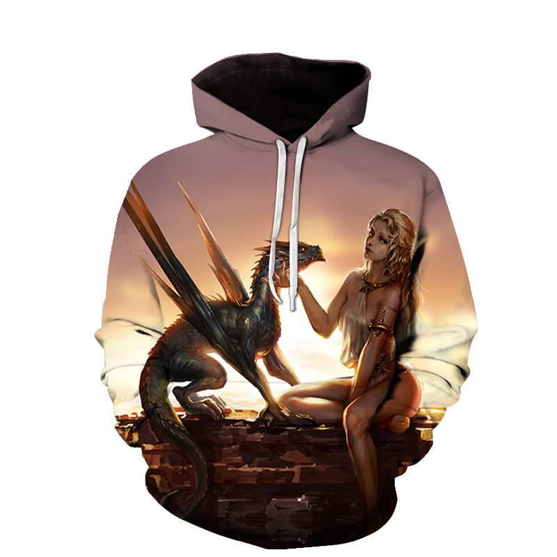 Digital Printing Fashion Hoodie Sweater