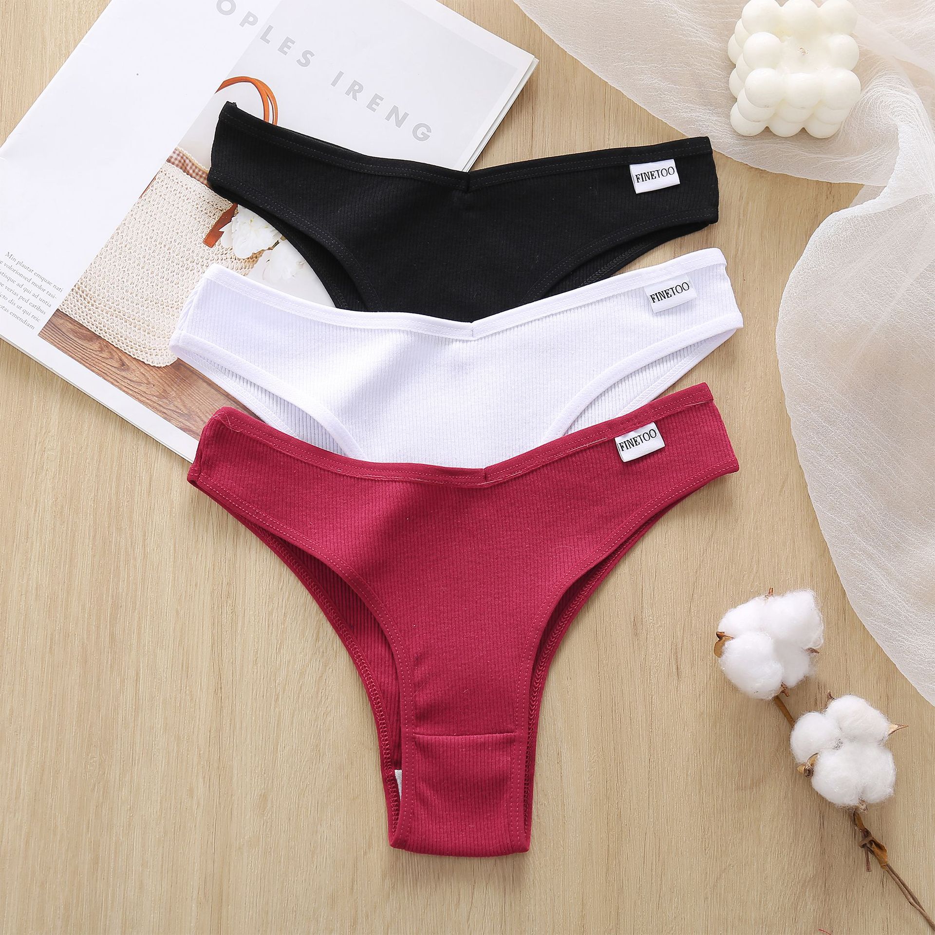 Ladies Thread Breathable and Comfortable Underwear Briefs - Image 1