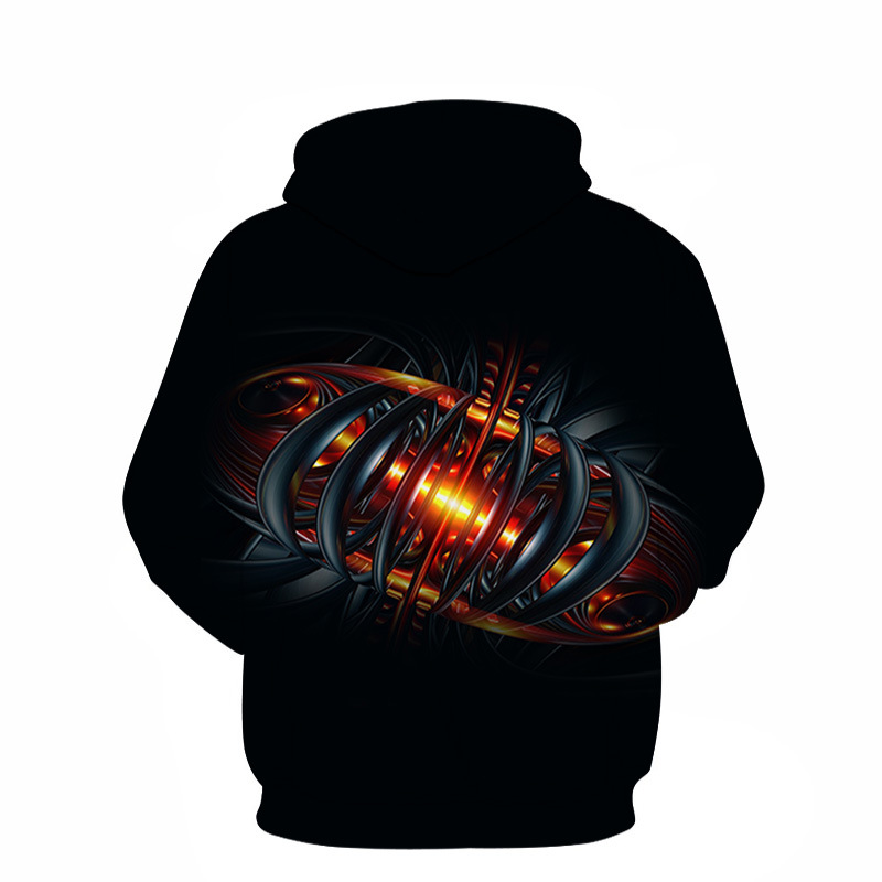 3D Digital Printing Loose Loose Hoodie Sweatshirt