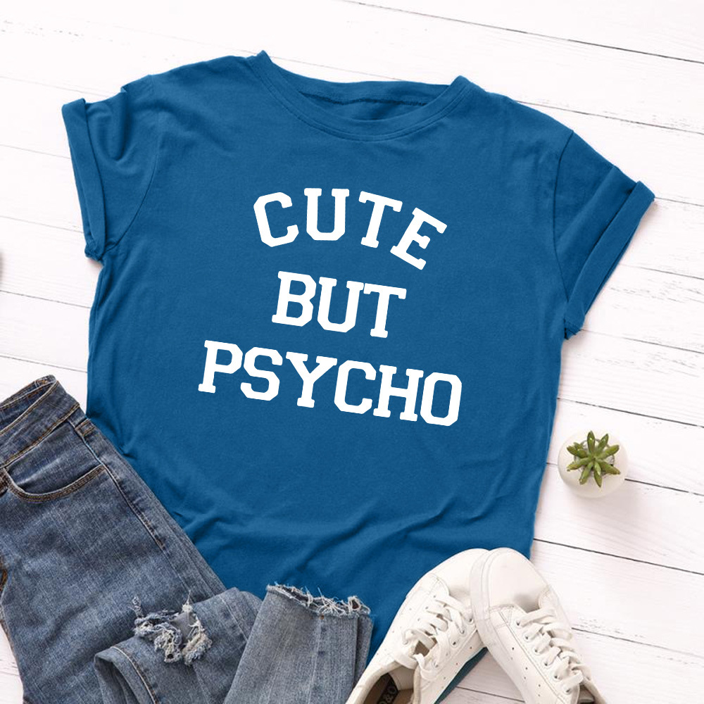 Title 3, T-shirt Gute mais Psycho pour femme