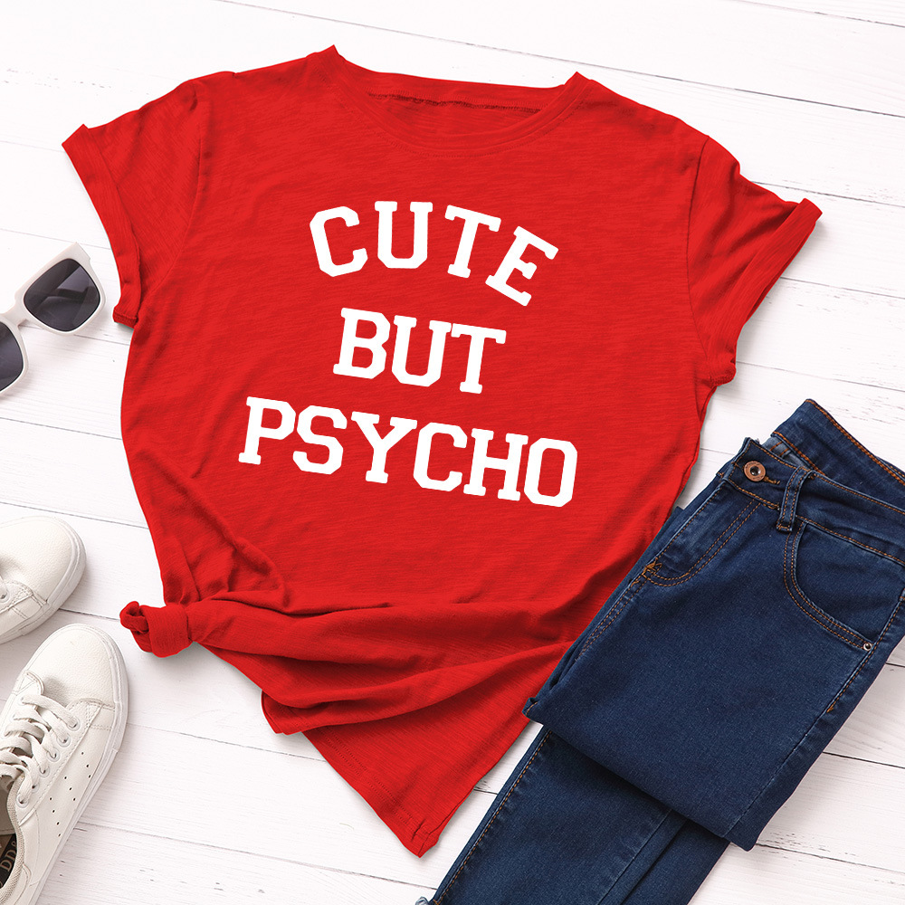 Title 5, T-shirt Gute mais Psycho pour femme