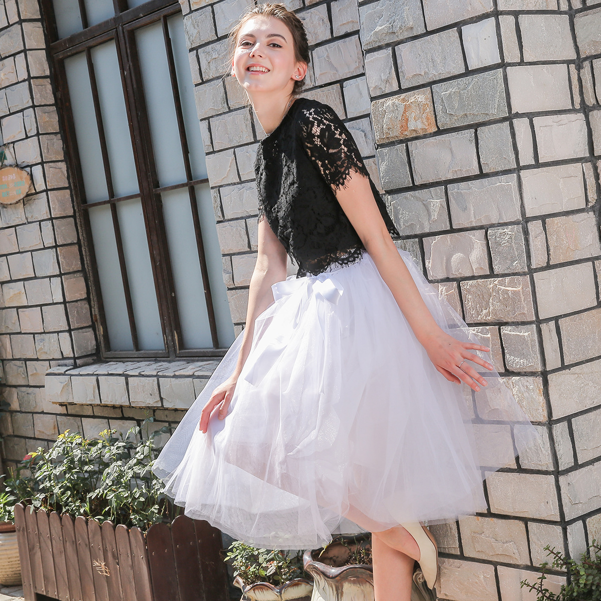 Title 5, Womens Layered Tutu Tulle High Waist Skirts — ...