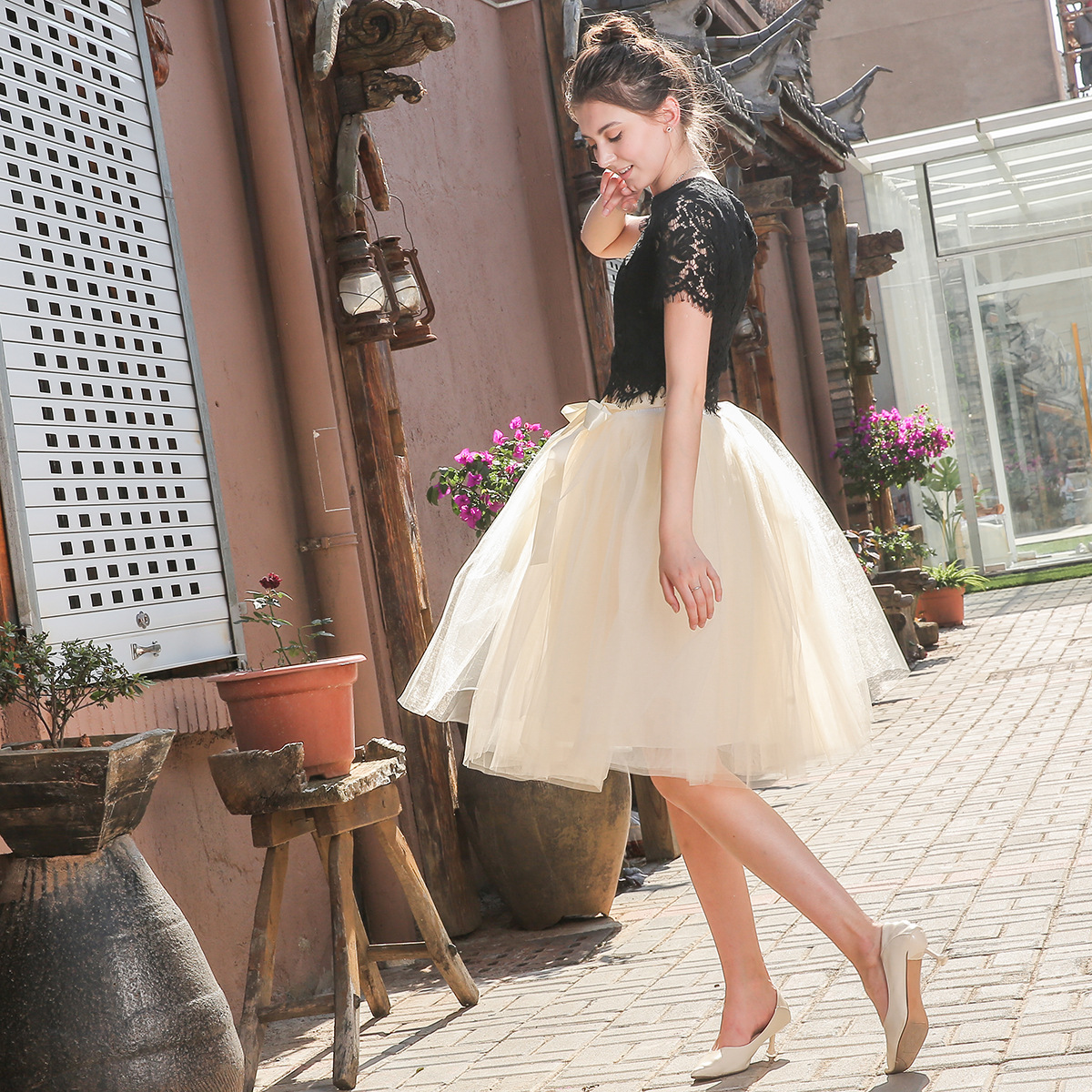 Title 3, Womens Layered Tutu Tulle High Waist Skirts — ...