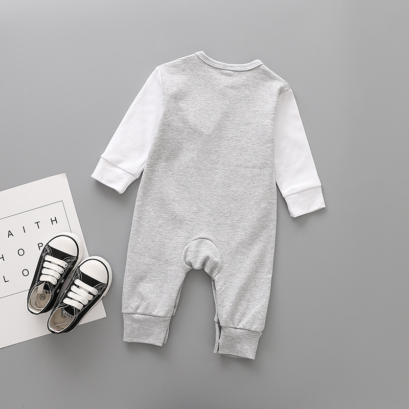 Cotton Cute Fox Long-sleeved Pure Jumpsuit