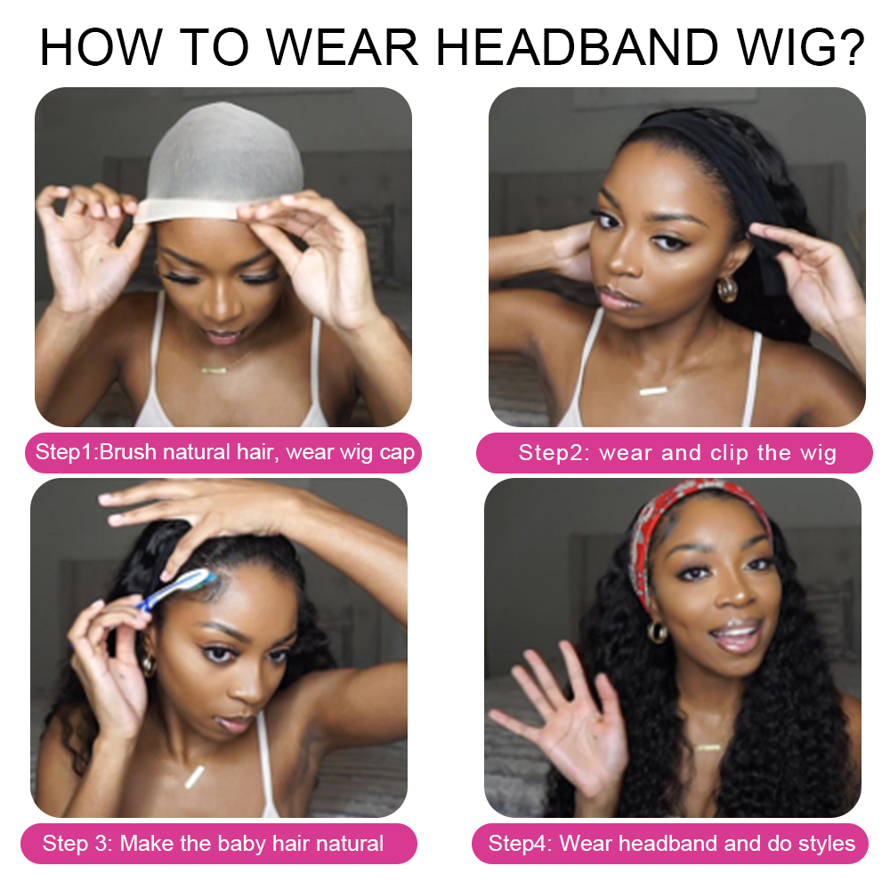 Reality Wig Hair With Headgear — foto 3