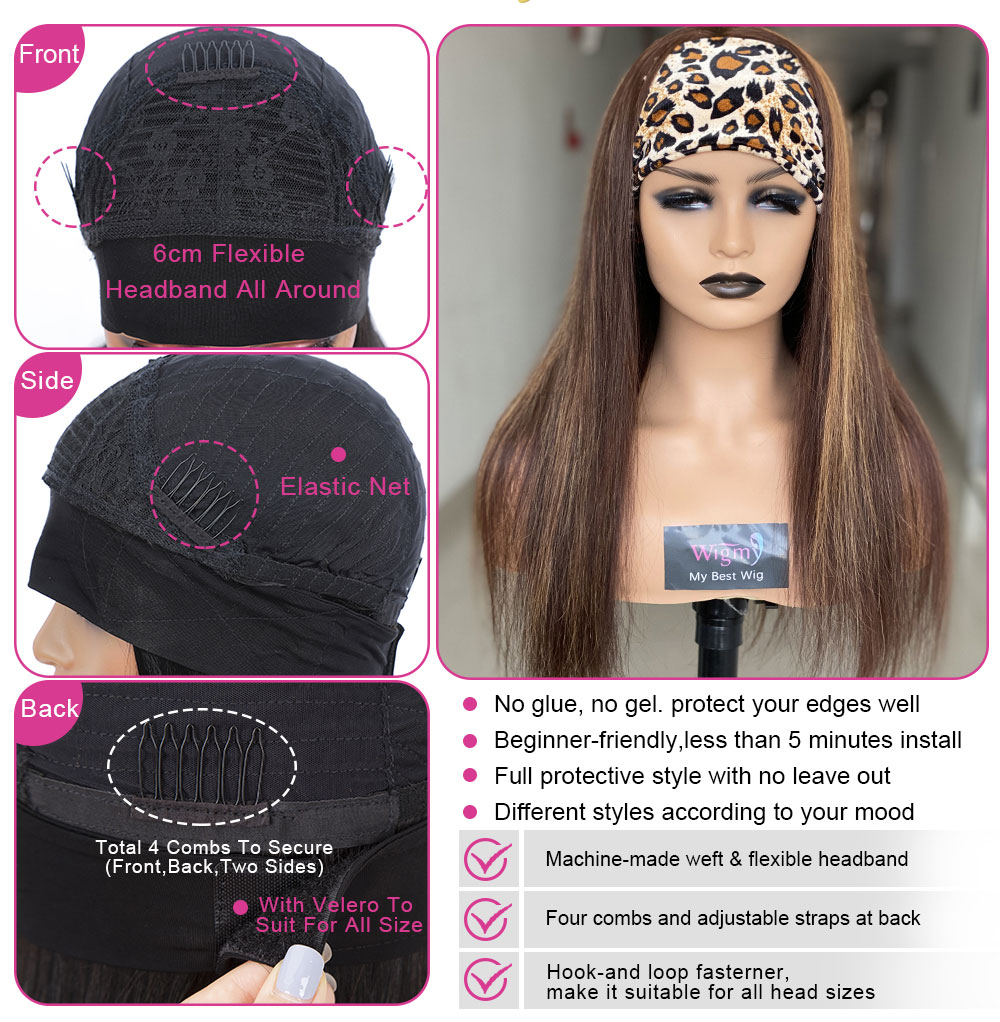 Reality Wig Hair With Headgear — foto 5