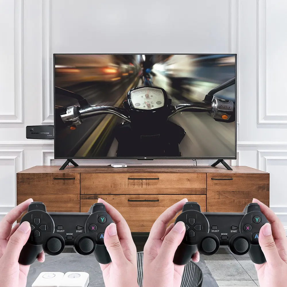 M8 Tv Mini Hd Wireless Arcade Joystick Double Fc