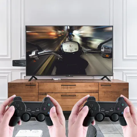 M8 Tv Mini Hd Wireless Arcade Joystick Double Fc
