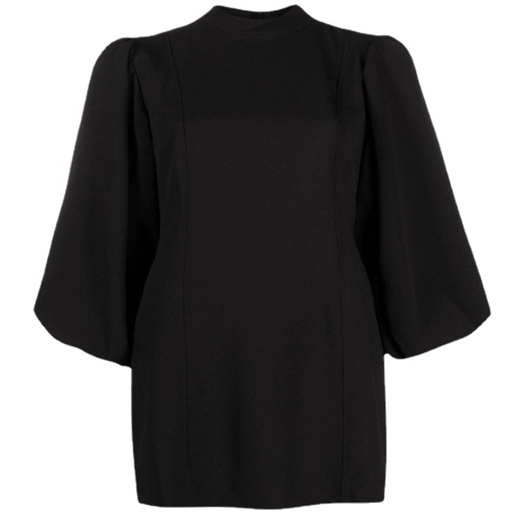 Title 4, Bubble Sleeve Black Tuxedo For Ladies