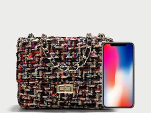 Xiaoxiangfeng Super Fire Woolen Cloth Small Square Bag Girl Color Small - Shop at LoveMi